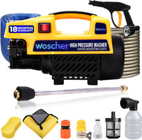 Woscher 878Y Waterpro Washer High Pressure Pump Machine, 1800 Watts, 150 Bars, 8L/Min Pressure Washer