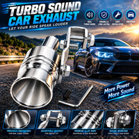 Shoebatt Turbo Sound Vehicle Exhaust for Car, SUV & Vehicle Car Silencer  Car Silencer(Turbo Sound Car Exhaust)