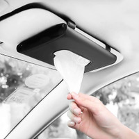 HSR Tissue Paper Holder for Car Vehicle Tissue Dispenser(Black)