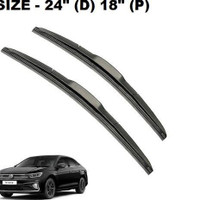 PwX HYBRID TYPE WIPER BLADE VITRUS Windshield Wiper(107 cm and 107 cm, Passenger And Driver Side Wipers, Pack of: 2)