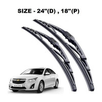 PwX METAL FRAME WIPER BLADE CRUZEE Windshield Wiper(107 cm and 107 cm, Passenger And Driver Side Wipers, Pack of: 2)