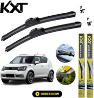 Kxt Frameless Wiper Blades Windshield Wiper(55 cm and 55 cm, Passenger And Driver Side Wipers, Pack of: 2)