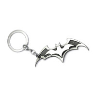 AA Retail Double Batman 3D Silver Premium Metal Key Chain(Silver, Grey)
