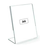 Porpoise Acrylic A4 Size Card Display Stand(21.5 cm Wide)