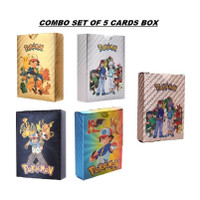 CrazyBuy 55 Gold, 55 Black, 55 Silver, 55 Rainbow & 55 Rose Gold Cards Box (Set Of 5)(Multicolor)