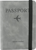 Flipkart SmartBuy Passport Holder Cover Cardholder Travel Wallet Organizer, Passport Case 4 Card Holder(Set of 1, Grey)