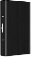 Flipkart SmartBuy RFID Blocking Metal ATM/Credit/Debit For Men & Women Slots 8 Card Holder(Set of 1, Black)