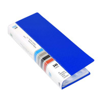 WeKonnect Blue Business Visiting Card Book Case Organiser, Portable Holder Binder File Sleeve Storage, Holds 240 Card Holder(Set of 1, Blue)