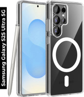 Artistque Back Cover for Samsung Galaxy S25 Ultra(Transparent, Magsafe, Thermoplastic Polyurethane, Pack of: 1)