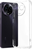 Hamz Back Cover for Realme 11X 5G(Transparent, Camera Bump Protector, Pack of: 1)
