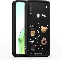 Pikkme Back Cover for Oppo A31(Black, Flexible, Silicon)
