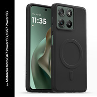 Pikkme Back Cover for Motorola Moto G67 Power 5G / G57 Power 5G(Black, Grip Case, Silicon, Pack of: 1)