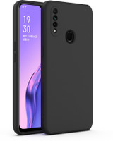 RCHJV Back Cover for Oppo A31(Black, Matte Finish, Rubber, Pack of: 1)