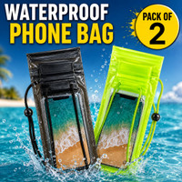 Nicovo Pouch for Mobile Universal Waterproof Pouch | Rain Cover with Lanyard for All Smartphones(Multicolor, Waterproof, Plastic, Pack of: 2)