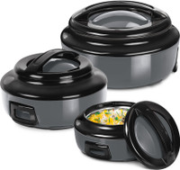 MILTON Pack of 3 Thermoware Casserole Set(420 ml, 850 ml, 1430 ml)
