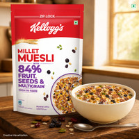 Kellogg's Millet Muesli|Power Breakfast| No Maida |No Palm Oil Pouch(1000 g)