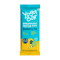 Yogabar Breakfast protein bar blueberry pie Pouch(45 g)