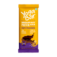 Yogabar by Sproutlife Foods Breakfast Protein Bars Dark Chocolate Flavor Pouch(50 g)