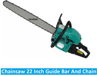 Sauran 22 inch Chainsaw With Guide Bar and Chain (CNS25) 58CC Petrol Chainsaw (CNS25) Fuel Chainsaw(Without Battery)