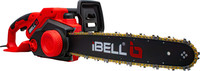 iBELL EC16-18 Electric Chain Saw, 1800W Motor, 16" Guide Bar, 1200 RPM, Automatic Oiler, Corded Chainsaw(Without Battery)