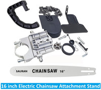 Sauran (ASC20) 16" Electric Chainsaw Attachment Stand Bracket Set Corded Chainsaw(Without Battery)