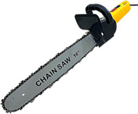 RanPra 16 INCH ELECTRIC WITH 4 INCH ANGLE GRINDER HEAVY DUTY FOR WOOD CUTTING Corded Chainsaw(Without Battery)