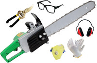 Digital Craft Professional 1300W Multi-Function Quench Chain Saw Electric Saw Woodworking Saw Machine Corded Chainsaw(Without Battery)