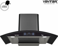 Ventair India 5G 90 Voice Enabled Smart Auto Clean Wall Mounted Black 1400 CMH Chimney