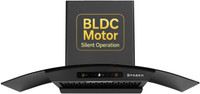 FABER Hood Agile BLDC FL HC SC BK IN90 Auto Clean Wall Mounted Black 1500 CMH Chimney