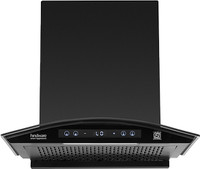 Hindware Divina BLDC 60 Auto Clean Wall Mounted BLACK 1400 CMH Chimney