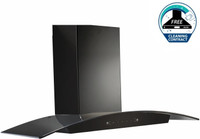 Glen ISPA 90 BL Auto Clean Wall Mounted Chimney(Black 1050 CMH)