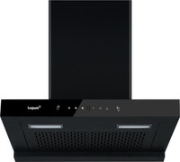 LIVPURE Evora-75 Auto Clean T-Shape 75 cm | 10 Years Motor Warranty| Heat Autoclean| Gesture Control|Filterless| Powerful Suction | Low Noise Wall Mounted Black 1350 CMH Chimney