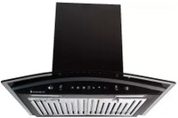 WONDERCHEF Ruby Auto Clean Wall Mounted Black 1200 CMH Chimney