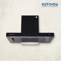 Kutchina FASCINO 90 Auto Clean Wall Mounted Chimney(black 50 CMH)