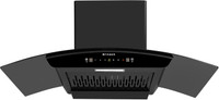 FABER HOOD CREST PRO IN HC SC FL BK 90 Auto Clean Wall Mounted BLACK 1350 CMH Chimney