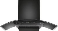 Hindware Smart Appliances Sancia 90 Auto Clean | Curved Glass | Filterless | Touch Control | Motion Sensor | 5 Years Motor Warranty | Energy Efficient LED Light | Powerful Suction | Wall Mounted Black 1200 CMH Chimney