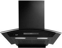 Kaff MAINZ 75 DC Auto Clean Wall Mounted Black 1400 CMH Chimney