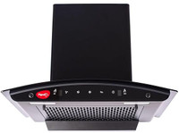 Pigeon Black DIamond 60cm Curved Auto Clean Wall Mounted BLACK 1500 CMH Chimney