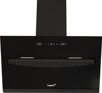 LIVPURE LIV-IVY-90-FL-HAC Auto Clean Wall Mounted BLACK 1350 CMH Chimney