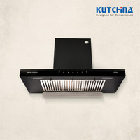 Kutchina SIGNIA 90 Auto Clean Wall Mounted Chimney(black 1250 CMH)