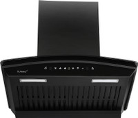 RUWA RAVE-BLACK Auto Clean Wall Mounted BLACK 1200 CMH Chimney