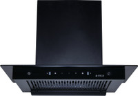 Elica FLAT FL 600 HAC LTW MS NERO Auto Clean T-Shape 60 CM | 15 Years Motor Warranty|Heat Autoclean| Gesture Control| Filterless|Powerful Suction | Low Noise Wall Mounted Black 1500 CMH Chimney