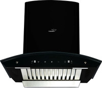 V-Guard A10 BL180 Auto Clean 60cm | Touch & Gesture Control Wall Mounted Black 1300 CMH Chimney