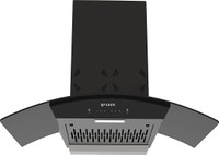 FABER HOOD EVEREST 3D IN HC SC FL LG 90 Auto Clean Wall Mounted Black 1250 CMH Chimney