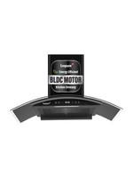 LIVPURE ETERNA-BLDC-90-FL-HAC 1600 CMH 90 cm Curved Shape BLDC Motor Auto Clean Powerful Suction Filterless Touch & Gesture Control Low Noise Wall Mounted Chimney Auto Clean Chimney(Wall Mounted, Black)