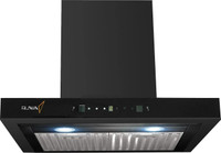 RUWA JADE BLACK PREMIUM 60 Auto Clean Wall Mounted Black 1200 CMH Chimney