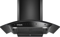 Hindware Ripple 90 IN Auto Clean Wall Mounted Chimney(Black 1350 CMH)