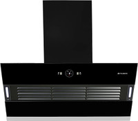 FABER HOOD VERTIGO FL SC AC BK 90 Auto Clean Wall Mounted Black 1200 CMH Chimney
