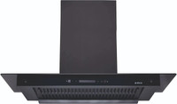 Elica FLAT FL 900 MAX BLDC HAC LTW FULL GRILL Auto Clean Wall Mounted Black 1600 CMH Chimney