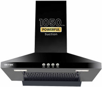 Ventair Prism 60 Wall Mounted Black 1050 CMH Chimney